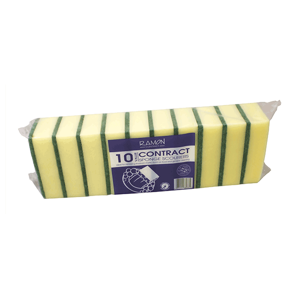Ramon Contract Sponge Scourers 10pk