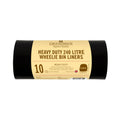 Large Wheelie Bin Liners 240L X 10