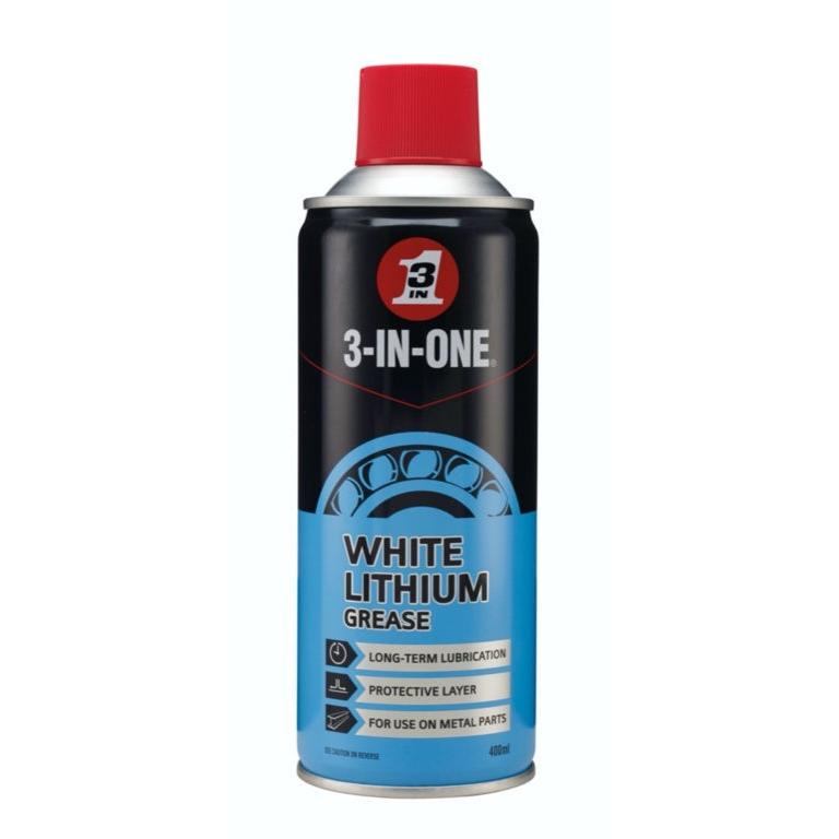 3 in 1 White Lithium Grease 400ml