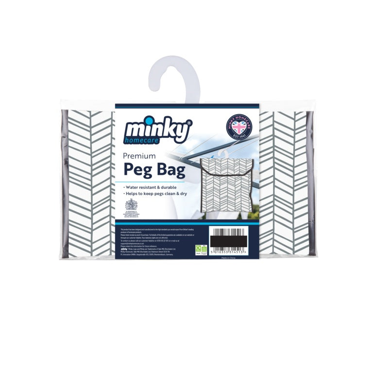 Minky Premium Peg Bag Weather Resistant