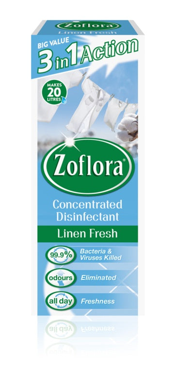 Zoflora Disinfectant 500ml Linen Fresh