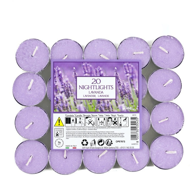 7 Hour Lavender Nightlights Pack 20