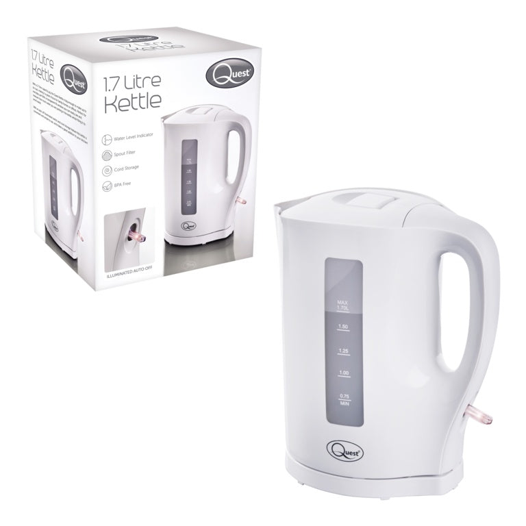 Quest 1.7L White Kettle