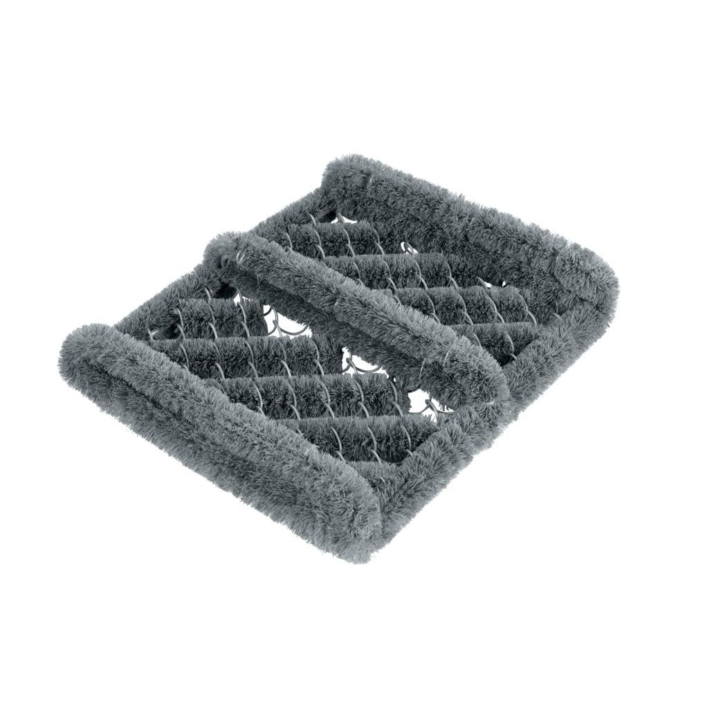 Grey Wire Scraper Mat