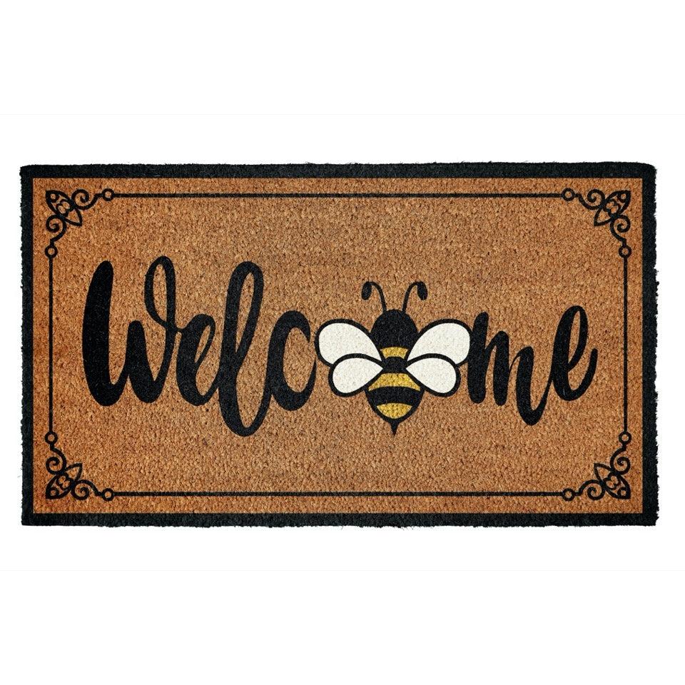 Stylish Doormat Welcome Bee