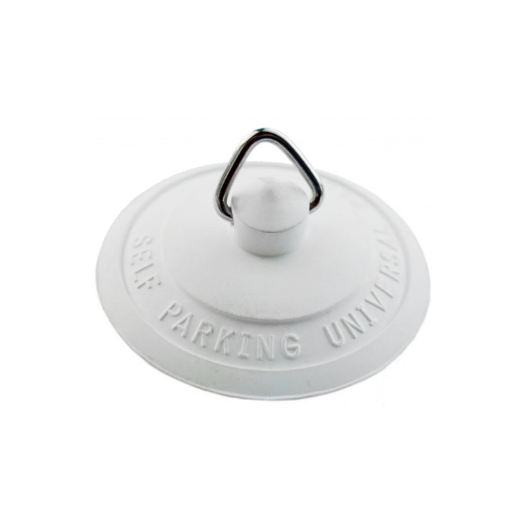 Park Bath Plug White Rubber