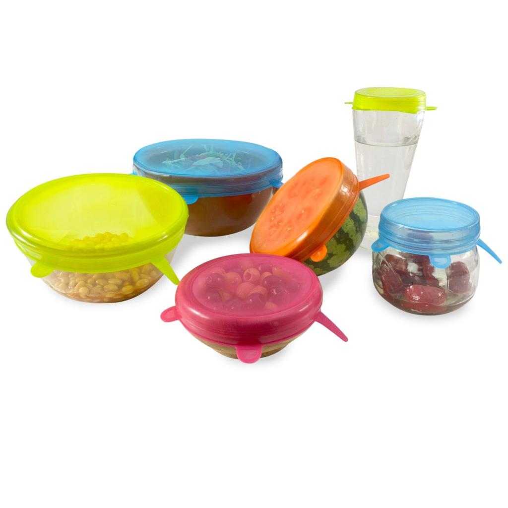 Reusable Stretch Lids For Bowls, Jars & Cans