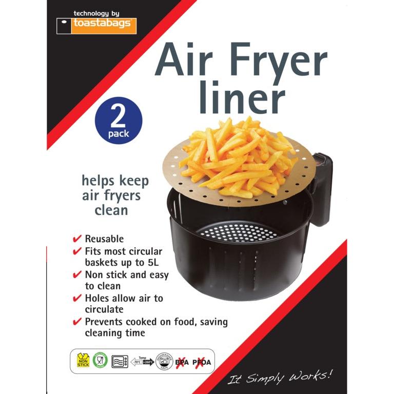 Planit Air Fry Liner Natural 2pk