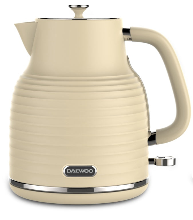 Daewoo Sienna Cream 1.7L Jug Kettle 3kw