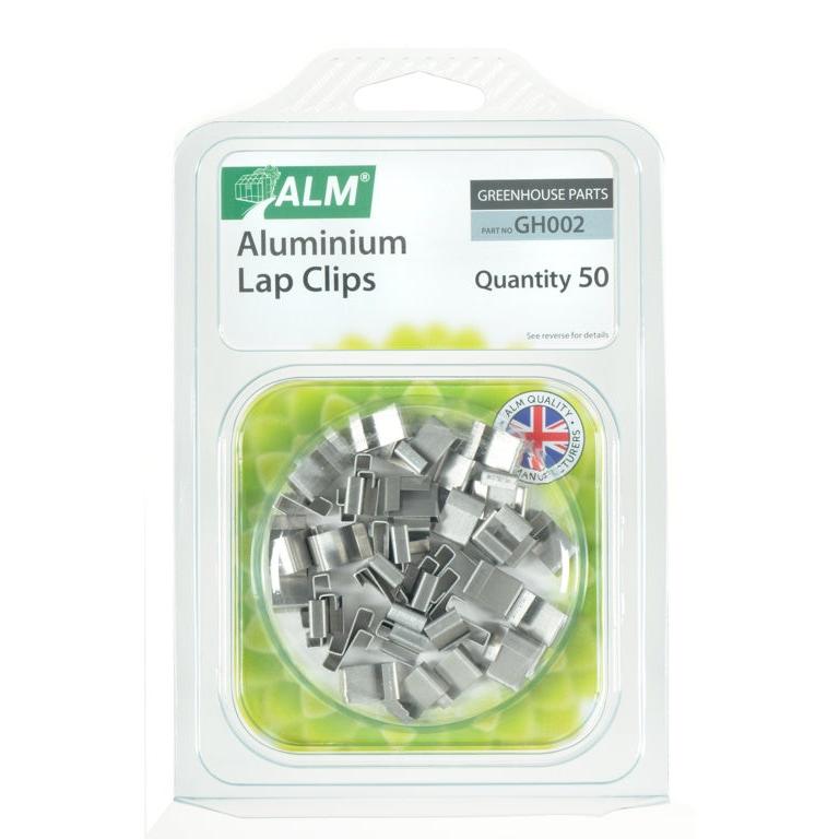 Greenhouse Aluminium Lap Clips Pack Of 50