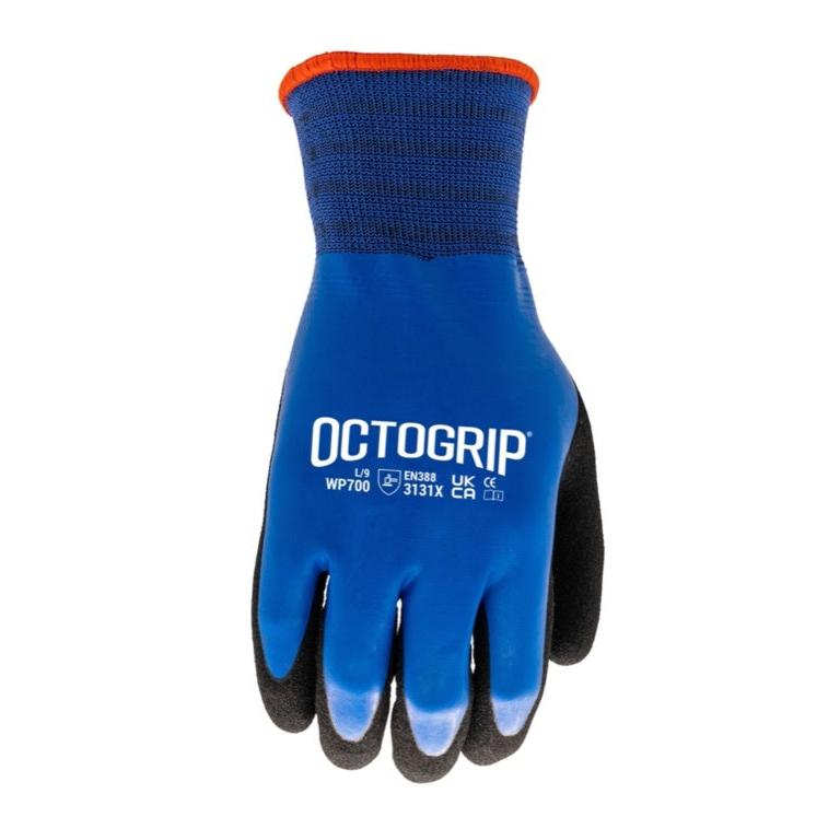 Octogrip 15g Double-dipped Latex Waterproof Glove