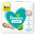 Pampers Baby Wipes 4 x 52