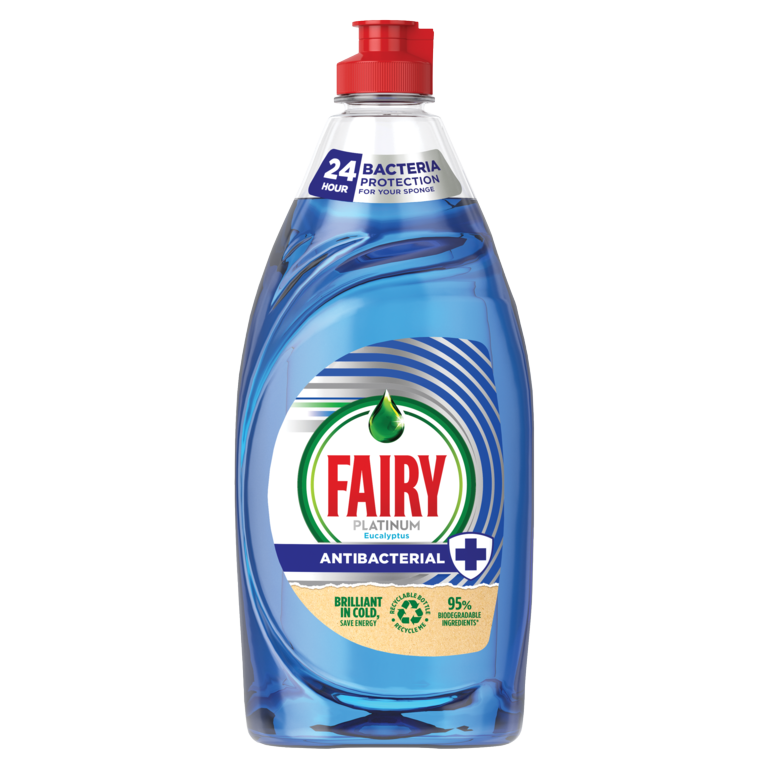 Fairy Platinum Anti Bacterial Washing Up Liquid 520ml