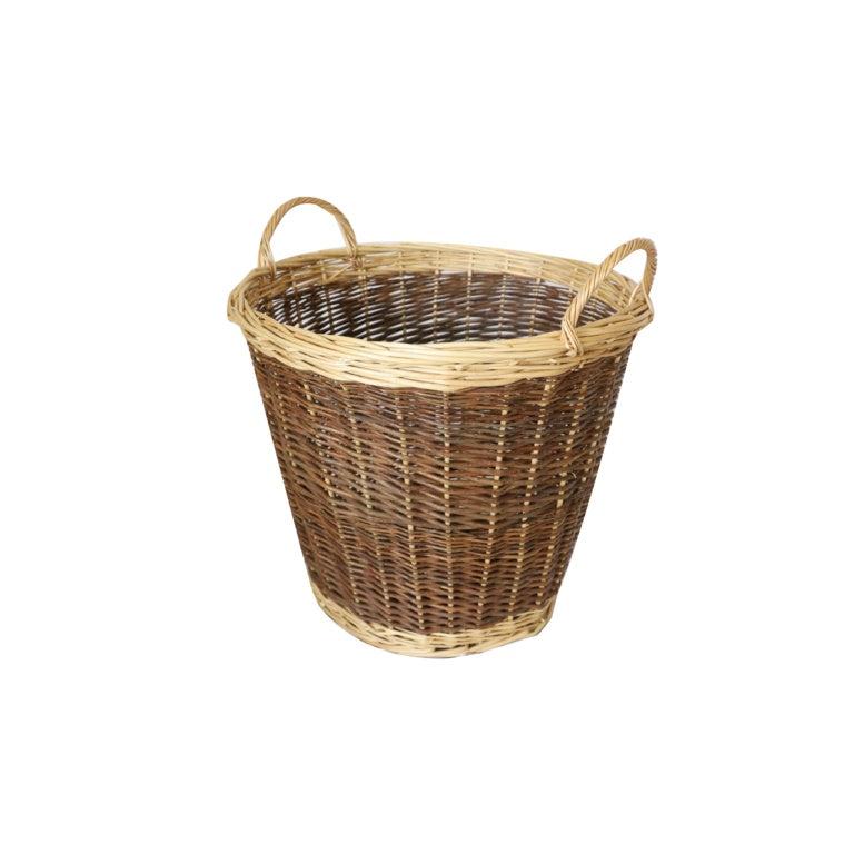 2 Tone Log Basket
