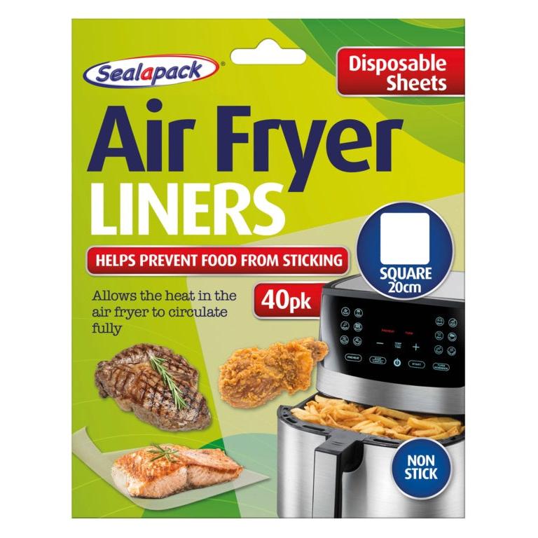 Sealpack Disposable Air Fryer Liner Square 40pk