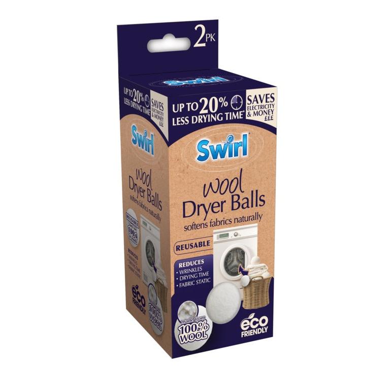 Swirl Wool Laundry Balls