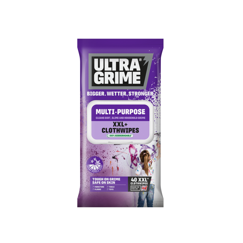 Ultra Grime Biodegradable Life Multi Purpose Pomelo Cloth Wipes 40 Wipes