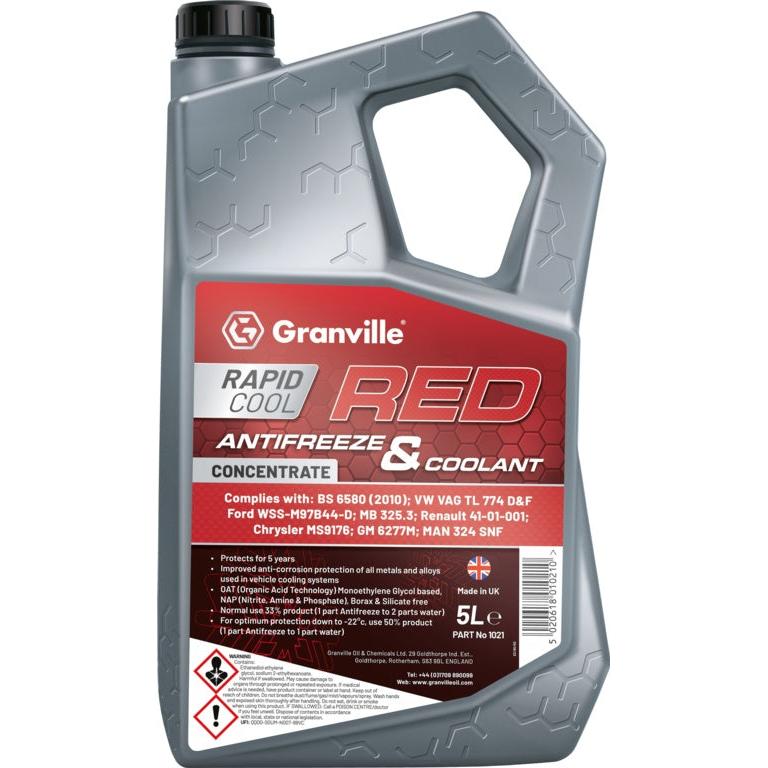 Granville 5L Red Anti-Freeze