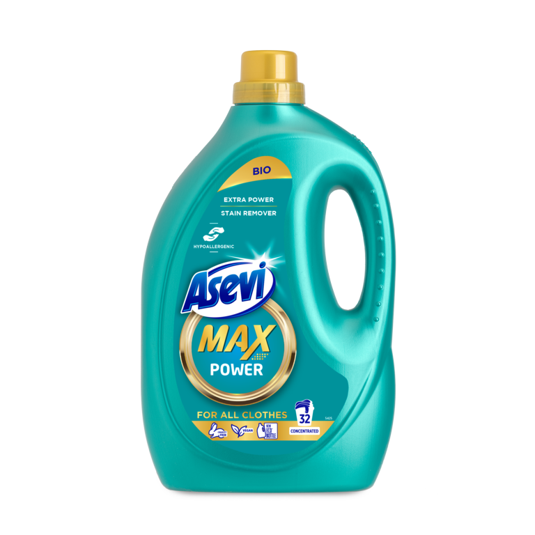 Asevi Max Power Detergent 32 Washes Vegan Friendly
