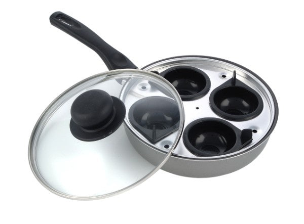 4 Cup Egg Poacher Non Stick Pan