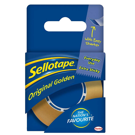 Original Sellotape Golden Sticky Tape