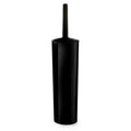 Black Plastic Toilet Brush & Holder