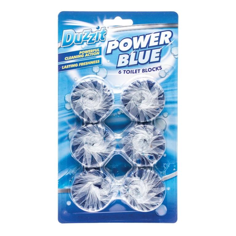 Duzzit Power Blue Toilet Block Cleaner