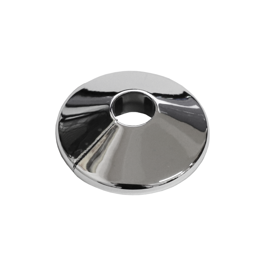 15mm Chrome Radiator Pipe Collar 2 Pack