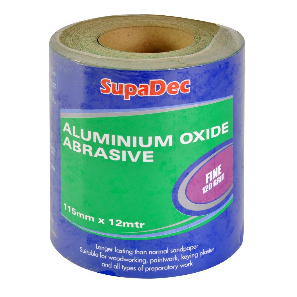 SupaDec 120 Grit Fine Aluminium Oxide Roll