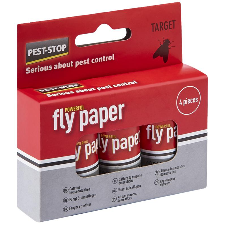 Pest-Stop Flypaper 4 Fly Traps