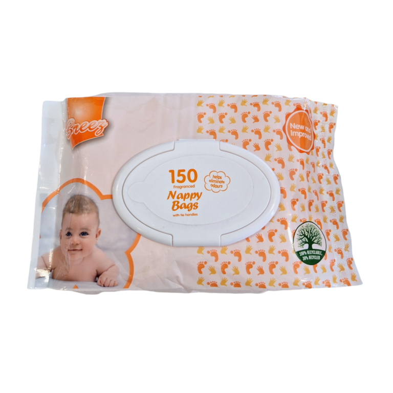TidyZ Nappy Bags Clip Close Lid
