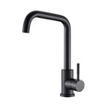Nera Matt Black Swan Neck Single Lever Tap
