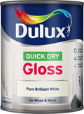 Dulux Quick Dry Pure & Brilliant White Gloss Paint 750ml