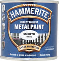 Hammerite White Metal Paint Smooth 250ml