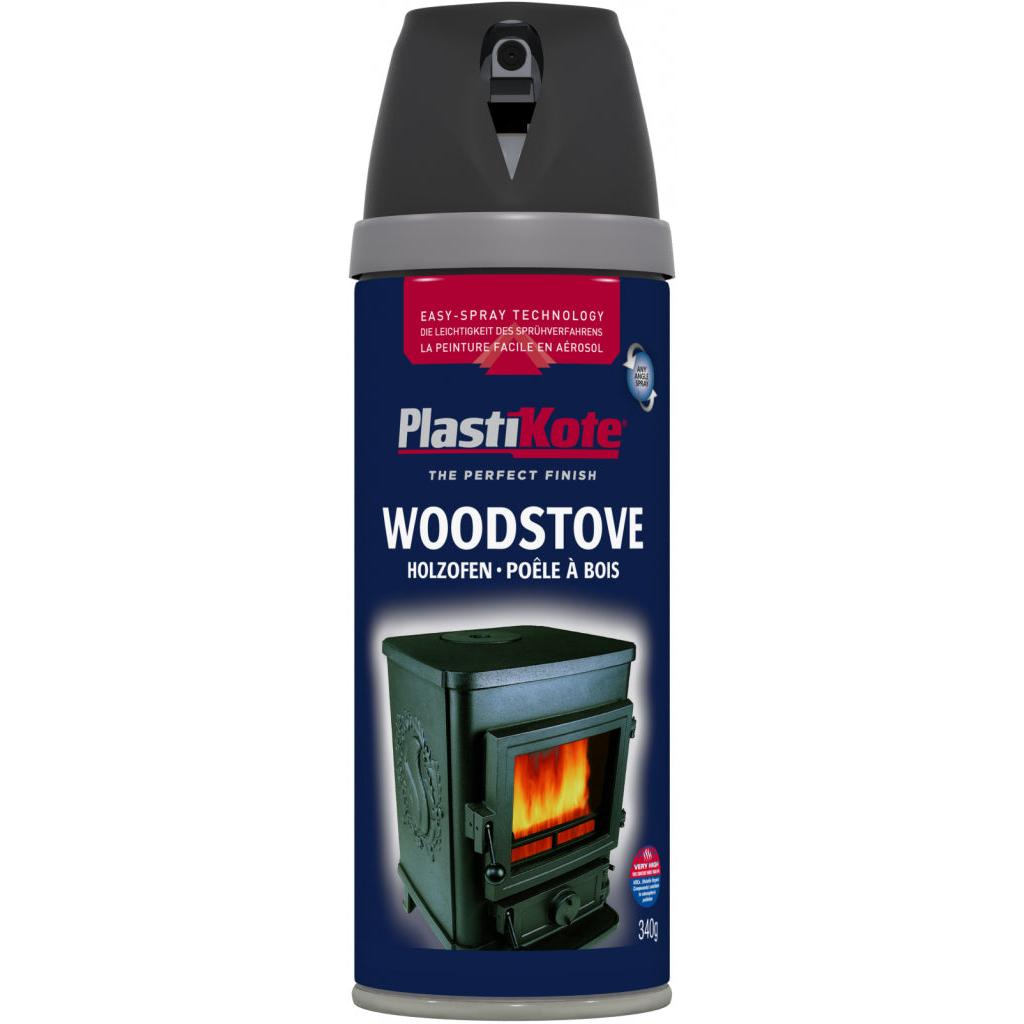 PlastiKote Black Woodstove Spray Paint