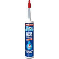 Evo-Stik 1 Hour White Shower Sealant