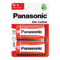 PanasonicD2 Zinc Carbon Batteries
