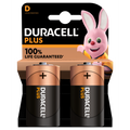 Duracell D Plus Power Batteries 2 Pack