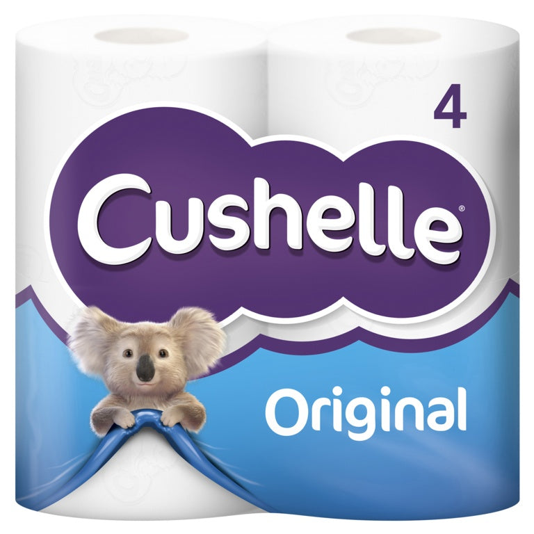 Cushelle Toilet Roll 4pk