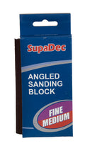 SupaDec Fine/Medium Angled Sanding Block