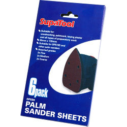 Palm Sander Sheets 6 Pack