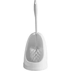 White Toilet Brush & Holder
