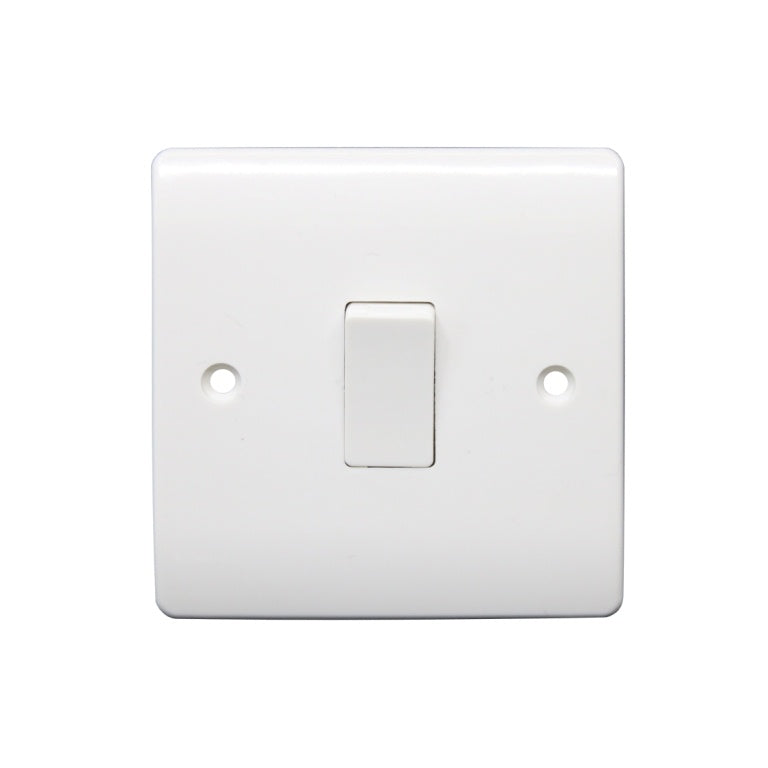 White 2 Way Light Switch