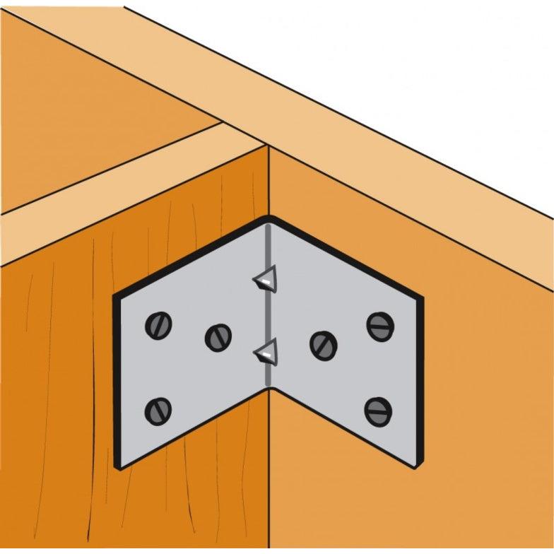 Light Reinforced Metal Angle Bracket