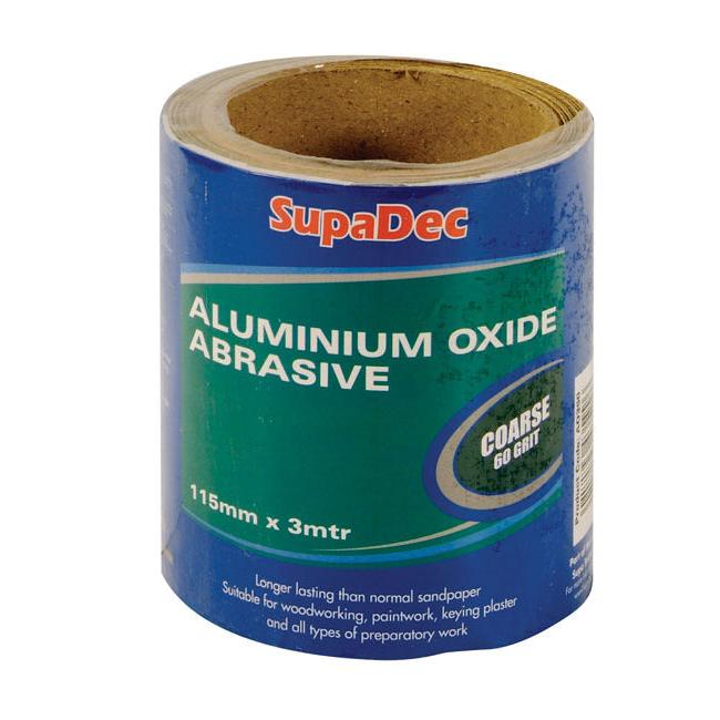 SupaDec Course 60 Grit Aluminium Oxide Roll