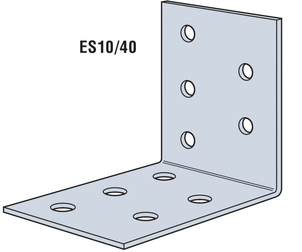 Galvanised Nail Plate Angle Bracket 60 x 60 x 40